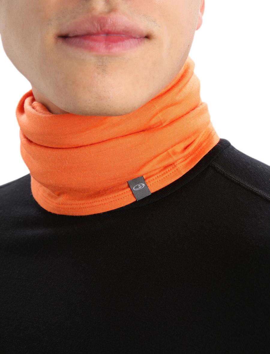 Szaliki Icebreaker Unisex Merino Flexi Chute Męskie Pomarańczowe | PL 1878EBCX